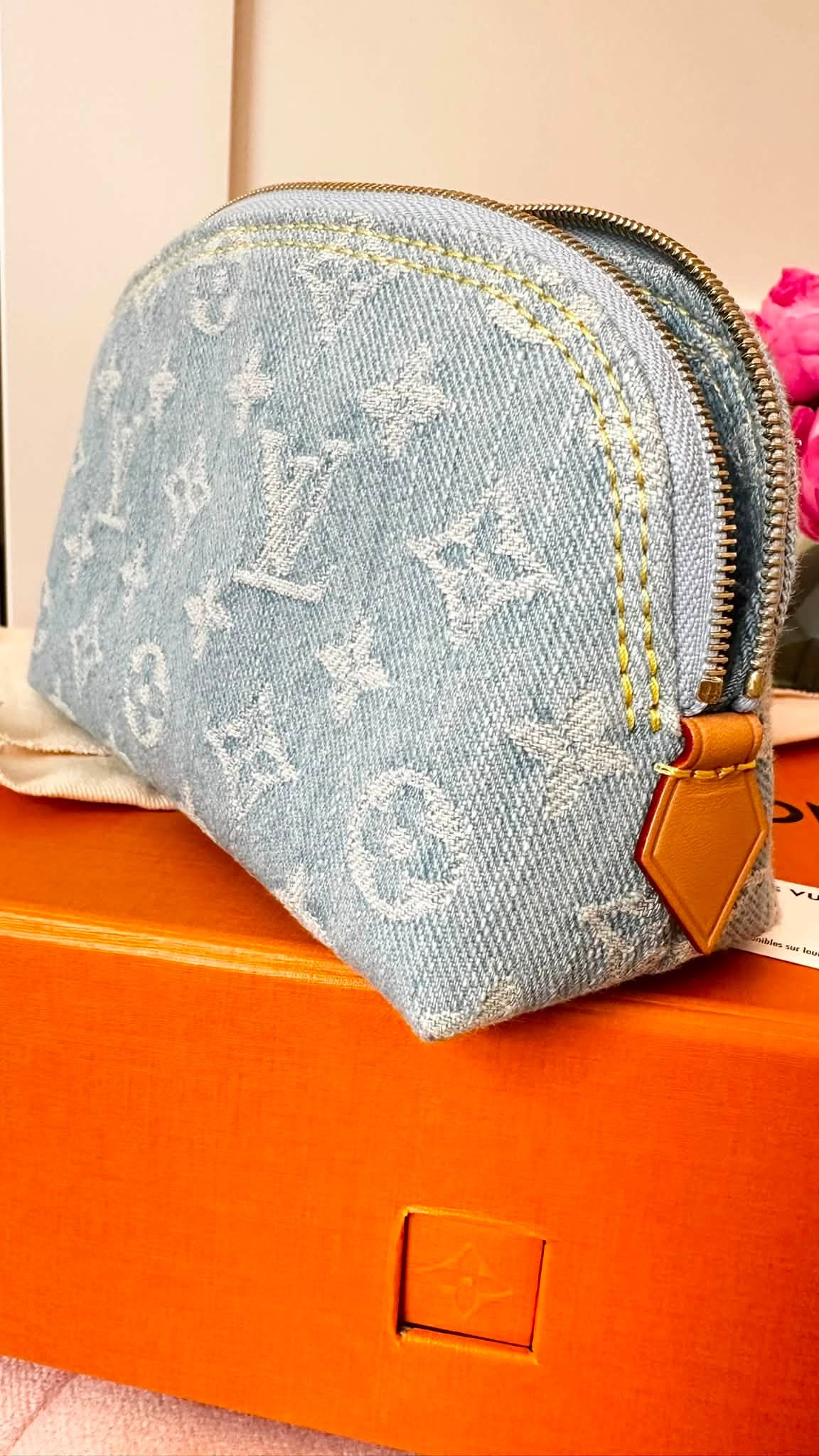 Pochette Cosmétique PM - Denim Louis Vuitton - immagine 3