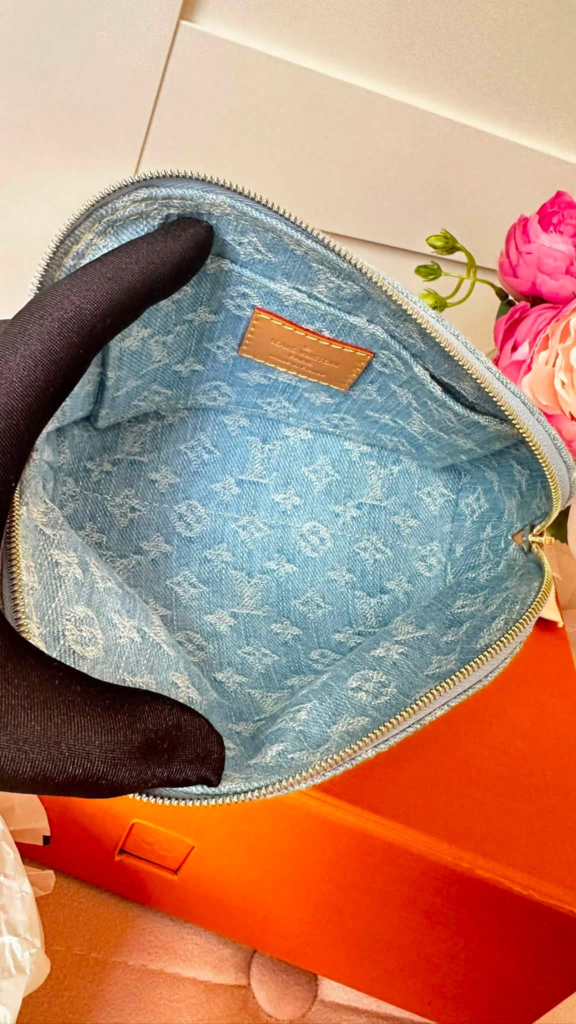 Pochette Cosmétique PM - Denim Louis Vuitton - immagine 7
