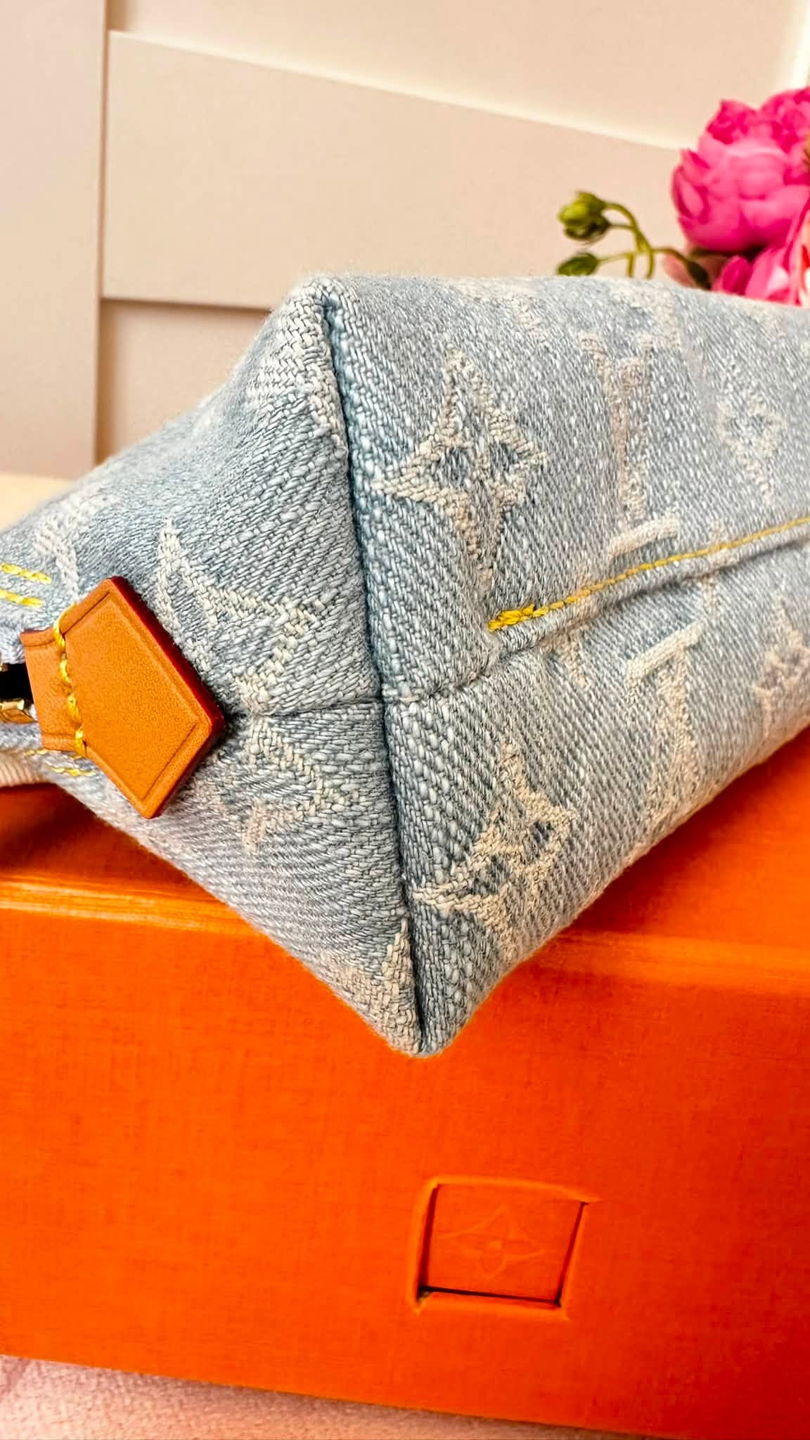 Pochette Cosmétique PM - Denim Louis Vuitton - immagine 9