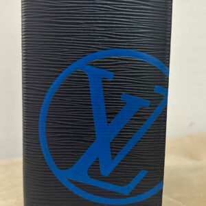 Portafoglio Navy Epi LV Circle Brazza Wallet - Louis Vuitton