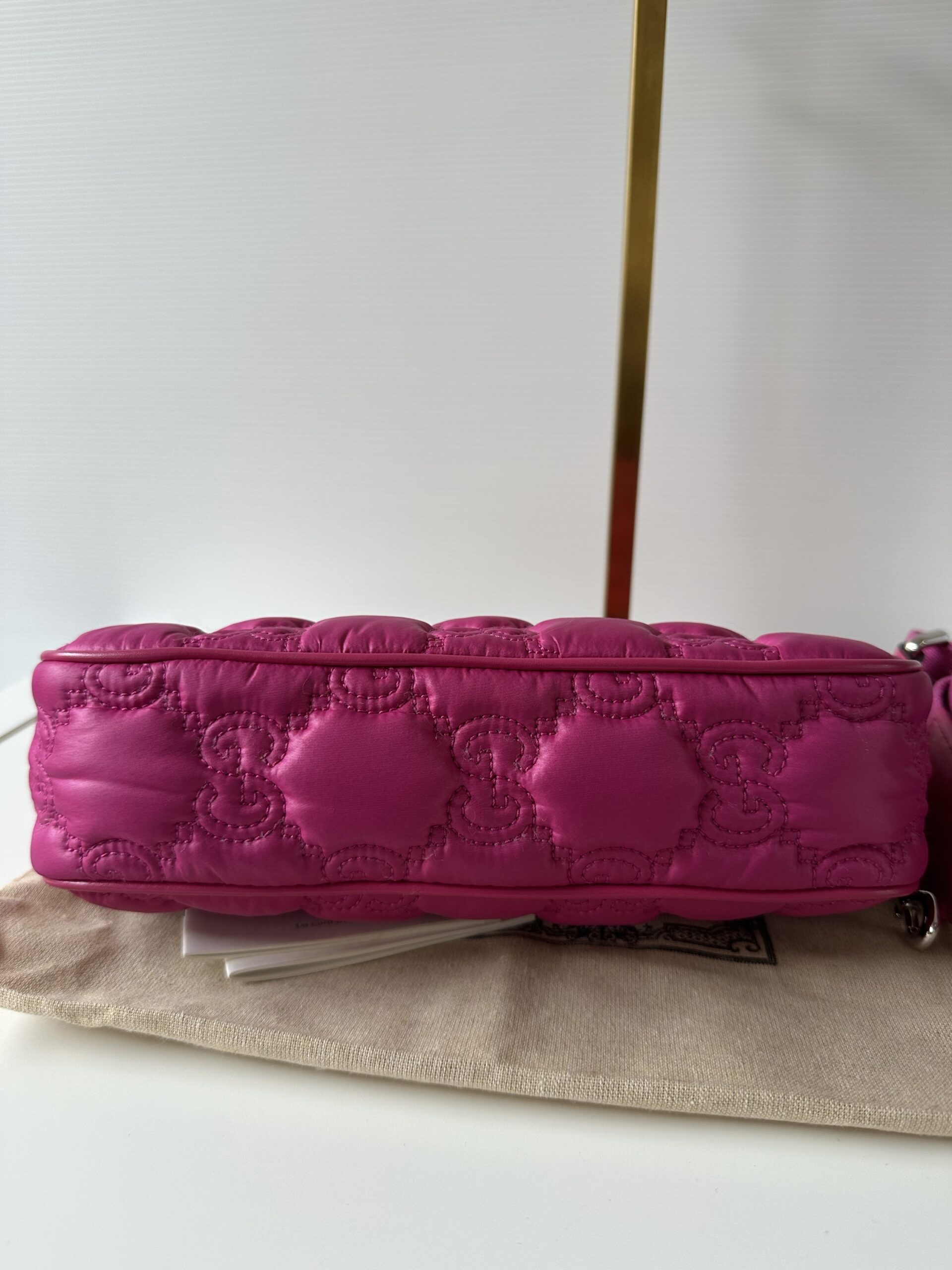 Borsa GG Matelassé fucsia - Gucci - immagine 8