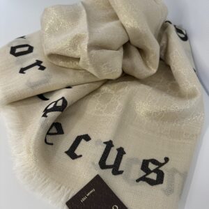 Stola  in lana e seta jacquard con motivo GG - Gucci